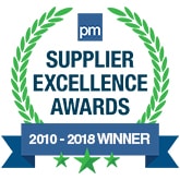 Awards Logo - Promo Marketing Supplier Excellence Award 2010 - 2018