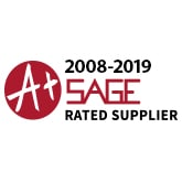 Awards Logo - SAGE A+ Rating 2008 - 2019