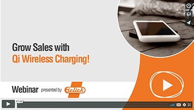 Grow Sales with Qi Wireless Charging, video with closed captioning