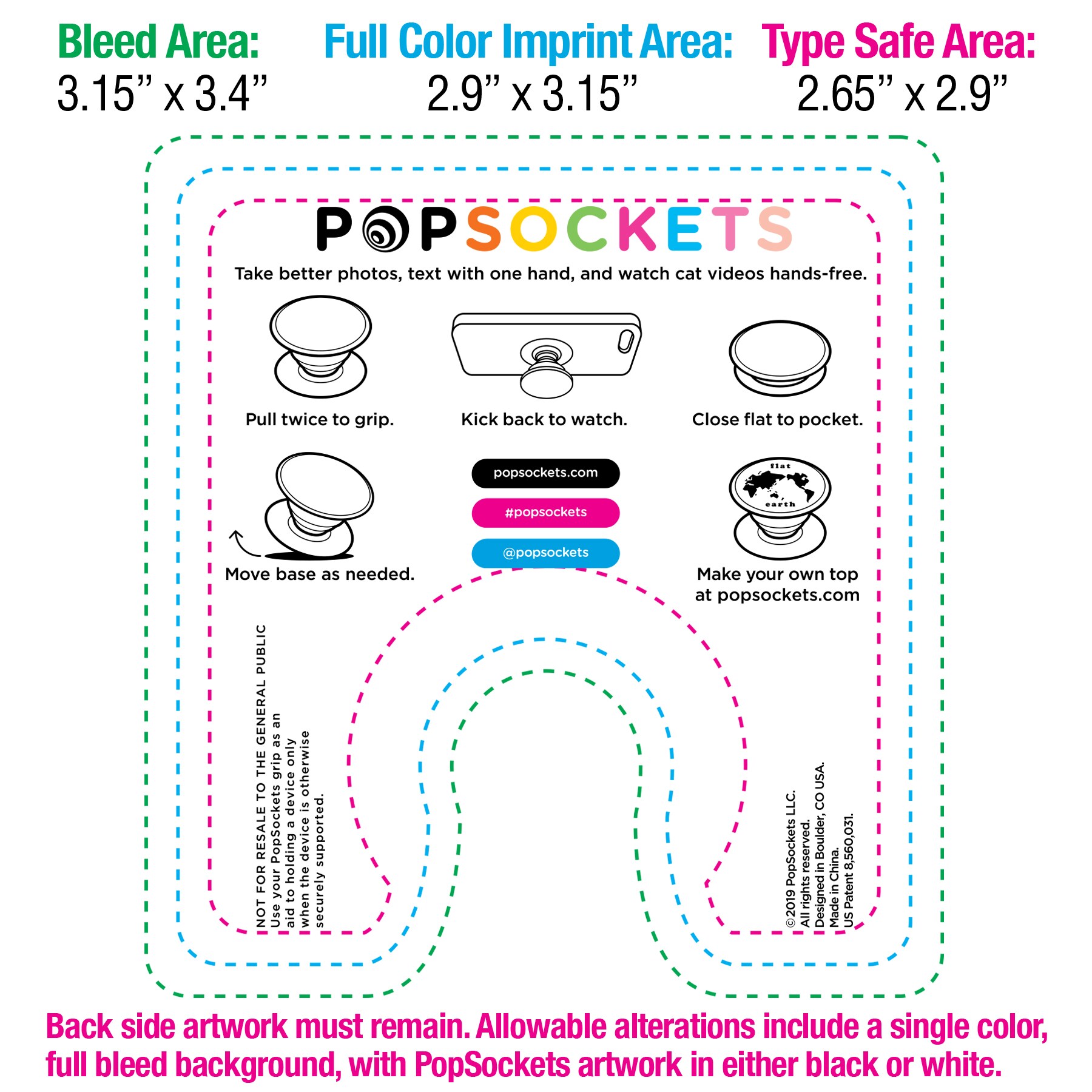 Download Popsockets Phone Grips Custom Popgrip Backer Card